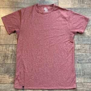 Duckworth Wool Vapor Tee Red size S; MADE IN USA